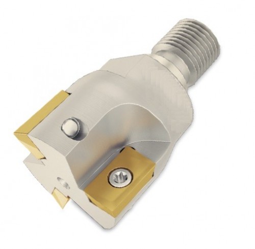 Frézy se závitovým adaptérem  do rohu i na plochu 90° na destičky APKT1604.. s chlazením