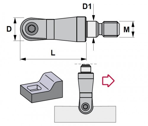 Frézy se závitovým adaptérem na kruhové destičky HPR.. - PŘESNÉ KOPÍROVACÍ FRÉZY