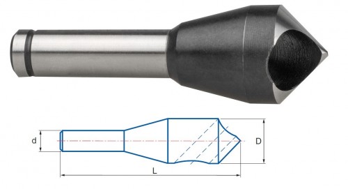 HSSE 5%Co srážeče na odstraňování otřepů 90°