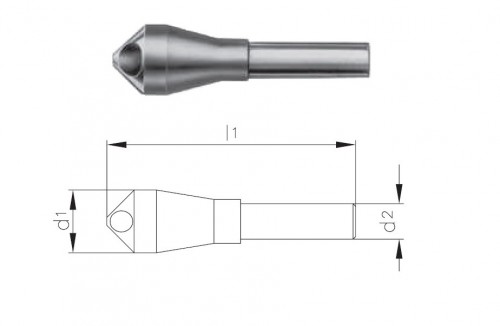 HSSE srážeče na odstraňování otřepů 90°