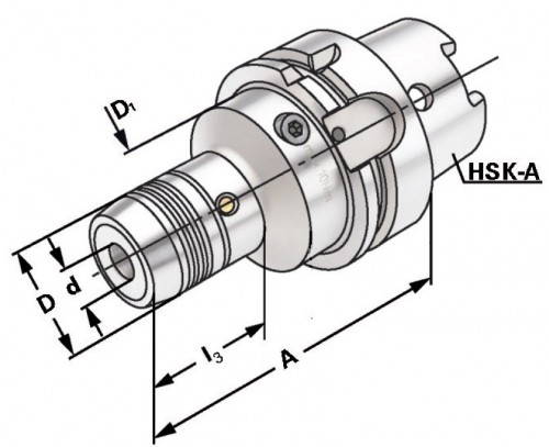 HYDRAULICKÉ UPÍNAČE HSK-A