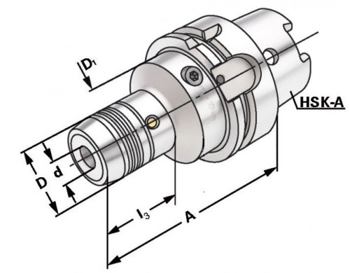 HYDRAULICKÉ UPÍNAČE HSK-A