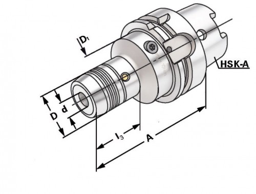 HYDRAULICKÉ UPÍNAČE HSK-A