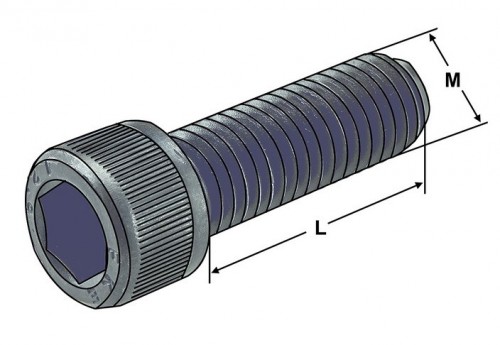 IMBUSOVÝ ŠROUB PRO UPNUTÍ NÁSTRČNÉ FRÉZY