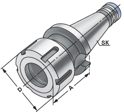 KLEŠTINOVÝ UPÍNAČ DIN6391 PRO KLEŠTINY OZ DIN6388