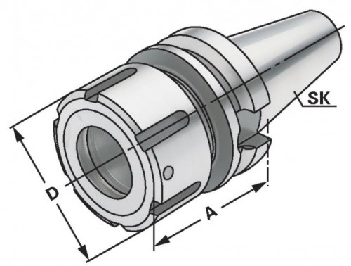 KLEŠTINOVÝ UPÍNAČ DIN6391 PRO KLEŠTINY OZ DIN6388