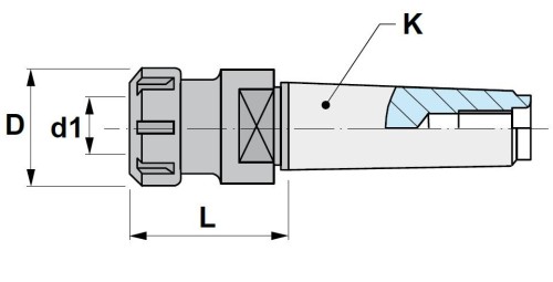 KLEŠTINOVÝ UPÍNAČ DIN6499ER - DIN228-A