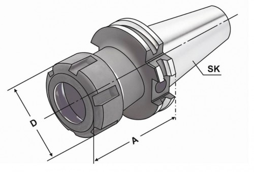 KLEŠTINOVÝ UPÍNAČ DIN 6499ER AD/B (AD/AF)