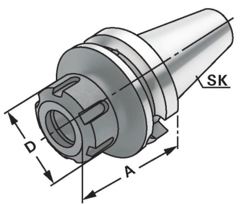 KLEŠTINOVÝ UPÍNAČ DIN 6499ER AD/B (JD/JF)