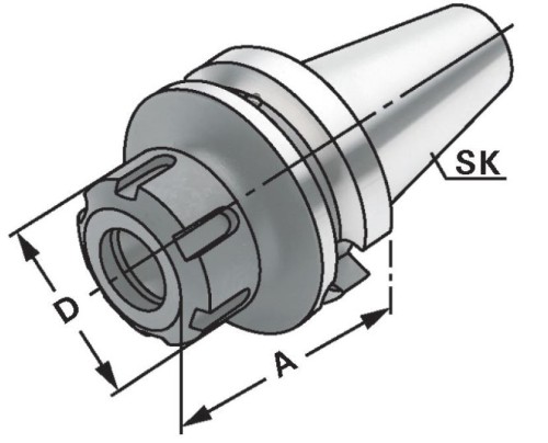 KLEŠTINOVÝ UPÍNAČ DIN 6499 ER