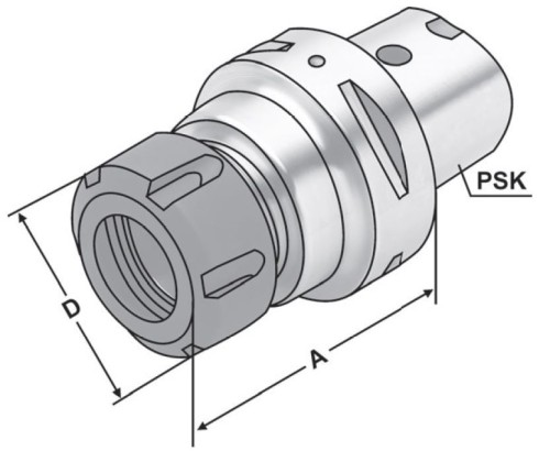KLEŠTINOVÝ UPÍNAČ DIN 6499 ER