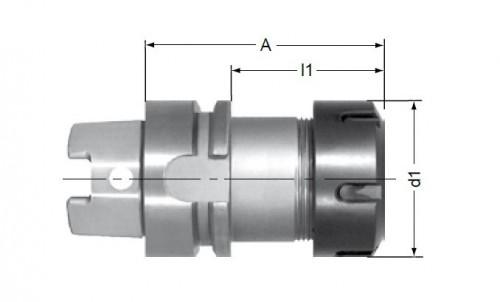 KLEŠTINOVÝ UPÍNAČ DIN 6499 ER HSK-A