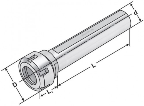 KLEŠTINOVÝ UPÍNAČ S WELDON PLOŠKOU DIN6499 (ISO15488) S CHLAZENÍM