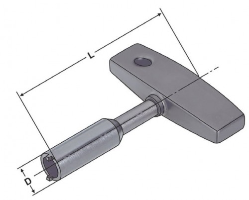 KLÍČ PRO CHLADICÍ TRUBIČKU