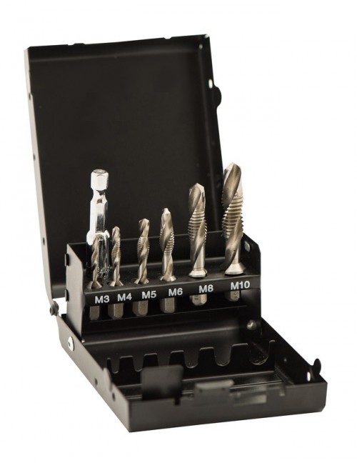 KOMBINOVANÝ HSS VRTÁK SE ZÁVITNÍKEM V SADĚ DIN3126- MULTIFUNKČNÍ KOMBINOVANÝ HSS VRTÁK SE ZÁVITNÍKEM V SADĚ DIN3126- MULTIFUNKČNÍ