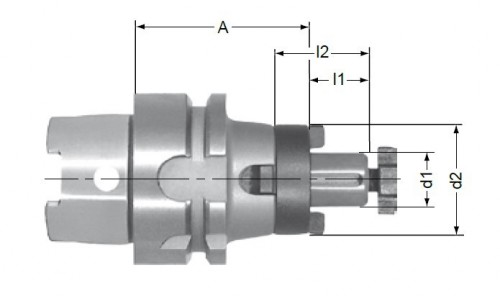 KOMBI UPÍNAČ FRÉZ DIN6358 HSK-A