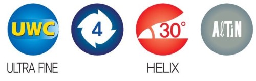 KUŽELOVÉ FRÉZY - 4-BŘITÉ KULOVÉ FRÉZY - HRC55