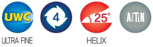 KUŽELOVÉ FRÉZY – ROVNÉ HRC38 – stupeň 1°30´