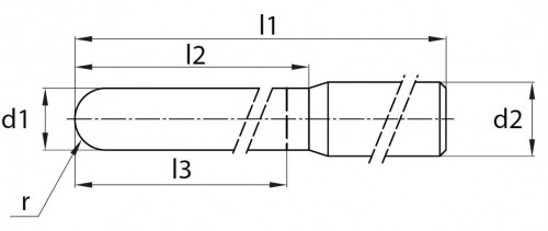 MC-XBD-SKLO-KERAMIKA-KULOVÁ BRUSNÁ FRÉZKA, VÁLCOVÁ (GALVANIZOVANÝ DIAMANTOVÝ POVLAK)