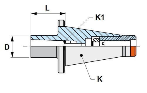MORSE UPÍNAČ PRO FRÉZY DIN6364 FORM-A ISO5415, PRO NÁSTROJE DIN228-A