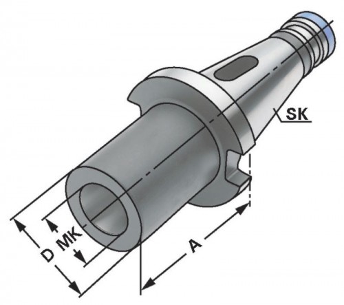 MORSE UPÍNAČ PRO VRTÁKY DIN6383 S VYRÁŽEČEM