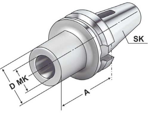 MORSE UPÍNAČ PRO VRTÁKY DIN6383 S VYRÁŽEČEM
