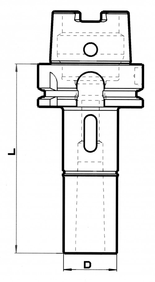 MORSE UPÍNAČ PRO VRTÁKY DIN6383 S VYRÁŽEČEM HSK-A