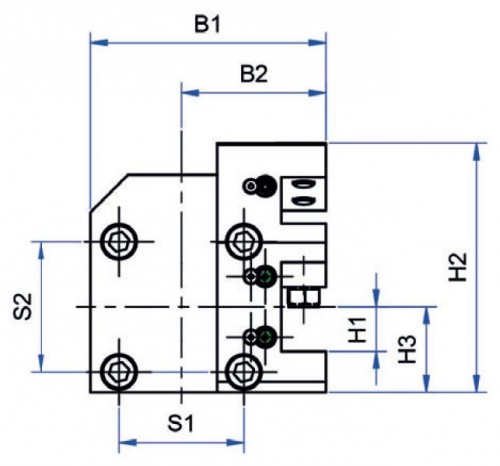 MULTI DRŽÁK PRO ČTVERCOVÉ DRŽÁKY