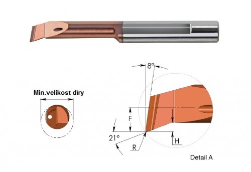 Mikronožíky - kopírovací - odlehčené - s chlazením - povlak TNX