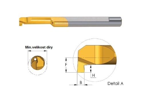 Mikronožíky - zapichovací - odlehčené - s chlazením - povlak BXC - PRAVÉ