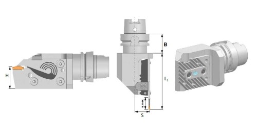 Modulární HSK-A pravé držáky