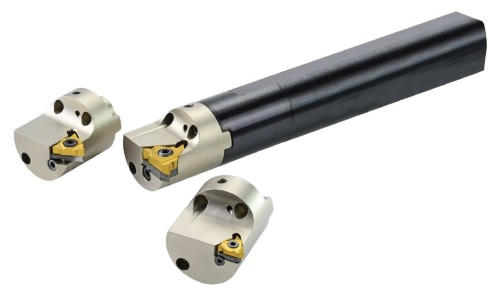 Modulární PRAVÉ adaptéry pro závitování a drážkování - maximální přesah 4xD s chlazením