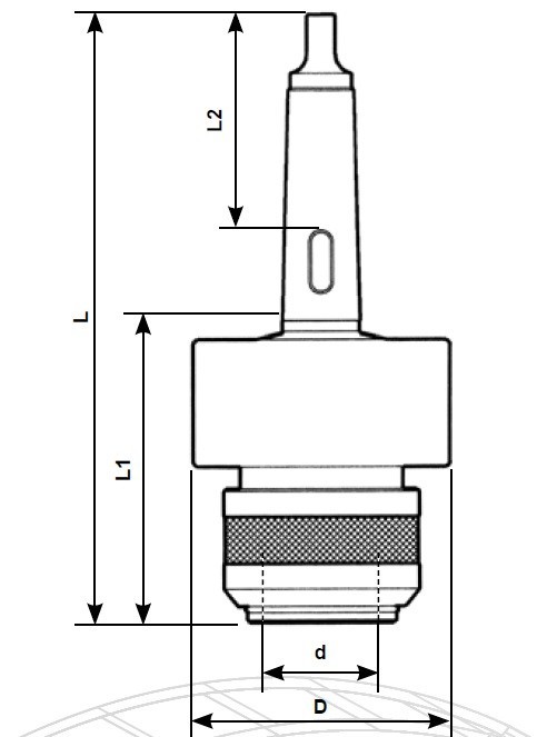 Morse stopka MK DIN228-B