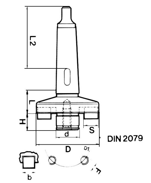 Morse stopka MK DIN228-B
