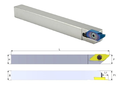 Multifunkční vnější držáky pro švýcarské automaty SWISS-LINE - levé POLYGONÁLNÍ destičky Multifunkční vnější držáky pro švýcarské automaty SWISS-LINE - levé POLYGONÁLNÍ destičky