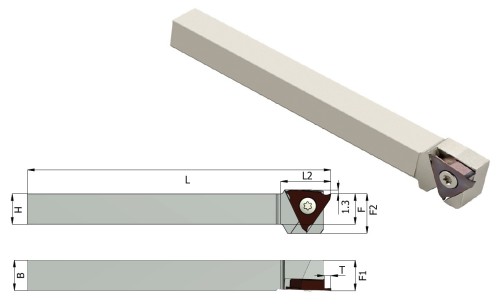 Multifunkční vnější nástroje pro švýcarské automaty SWISS-LINE - levé Multifunkční vnější nástroje pro švýcarské automaty SWISS-LINE - levé