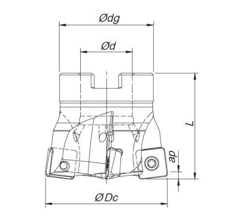 NÁSTRČNÉ RYCHLOPOSUVOVÉ FRÉZY na destičky SOET13/SOEW13M5.. - S CHLAZENÍM NÁSTRČNÉ RYCHLOPOSUVOVÉ FRÉZY na destičky SOET13/SOEW13M5.. - S CHLAZENÍM