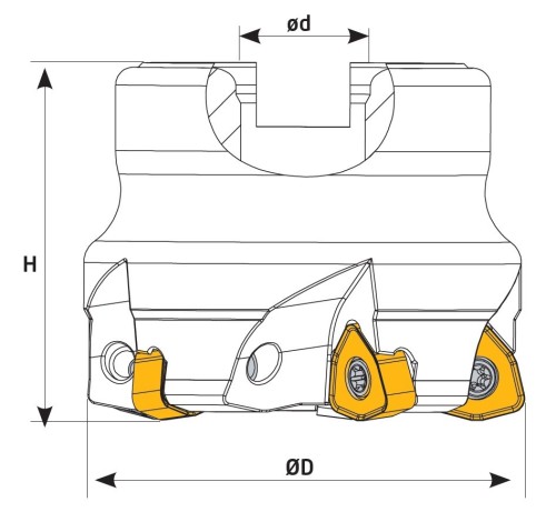 NÁSTRČNÉ RYCHLOPOSUVOVÉ FRÉZY na destičky WNMX09T3..
