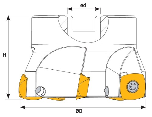 NÁSTRČNÉ RYCHLOPOSUVOVÉ FRÉZY na destičky ZDEW1204..