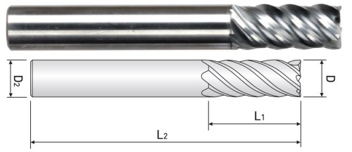 NOVÉ PRODUKTIVNÍ 5-BŘITÉ FRÉZY DO 45 HRC - NEREZ!!!