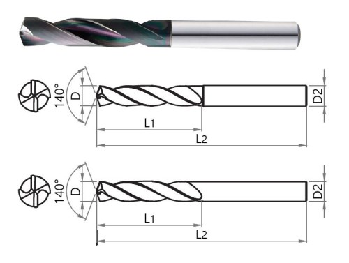 NOVÉ TVRDOKOVOVÉ VRTÁKY 3xD na nerez, litinu, ocel