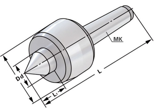 OTOČNÝ SOUSTRUŽNICKÝ HROT - 60° PROVEDENÍ