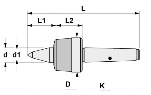 OTOČNÝ SOUSTRUŽNICKÝ HROT - PRODLOUŽENÉ PROVEDENÍ HROTU