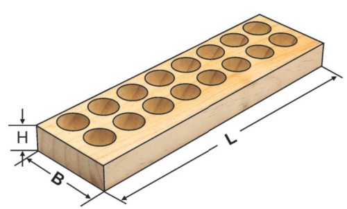 PRÁZDNÉ DŘEVĚNÉ LŮŽKO NA KLEŠTINY KPS