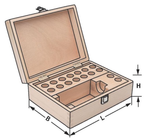 PRÁZDNÝ DŘEVĚNÝ BOX NA KLEŠTINY