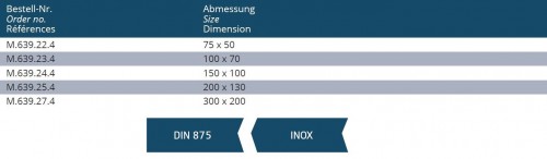 PŘESNÝ PLOCHÝ ÚHELNÍK DIN 875/00 PŘESNÝ PLOCHÝ ÚHELNÍK DIN 875/00
