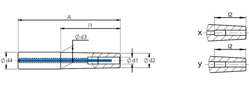 PRODLOUŽENÍ PRO TEPELNÉ UPÍNÁNÍ 3°