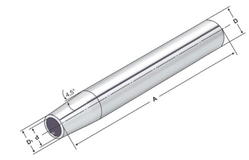 PRODLOUŽENÍ PRO TEPELNÉ UPÍNÁNÍ 4,5°