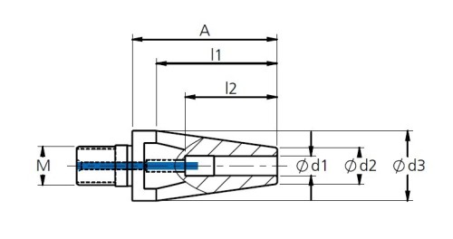 PRODLOUŽENÍ PRO TEPELNÉ UPÍNÁNÍ SE ŠROUBENÍM