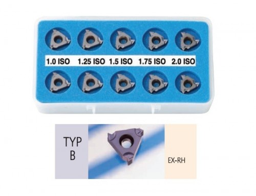 Pravé ISO metrické destičky pro pravé vnější držáky - KARBID BMA = (P20-P40)+(K20-K30) v sadě - TYP B (slinutý utvařeč třísky)